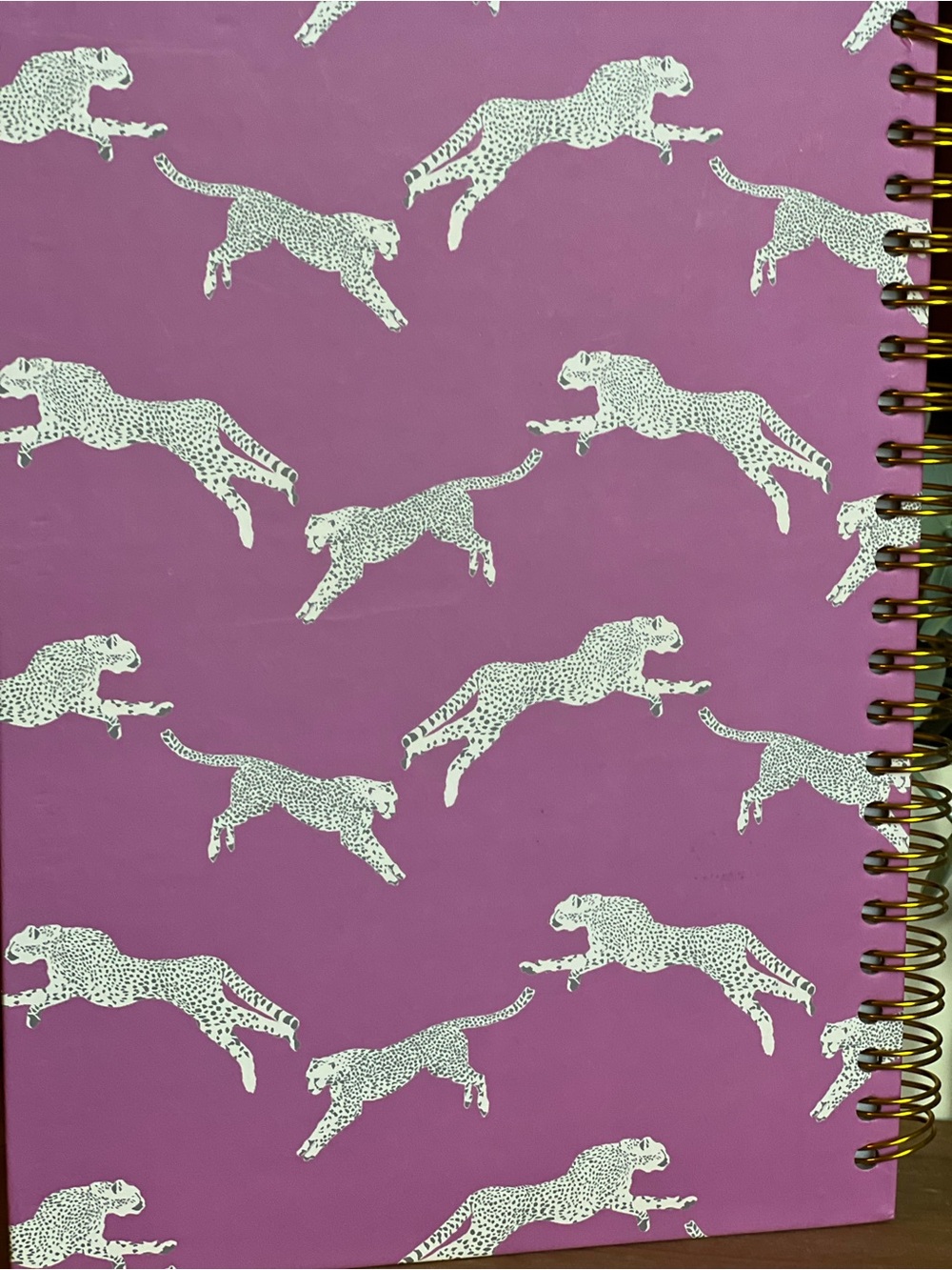 Purple Leopard Pattern Notebook - Picture 2 of 2